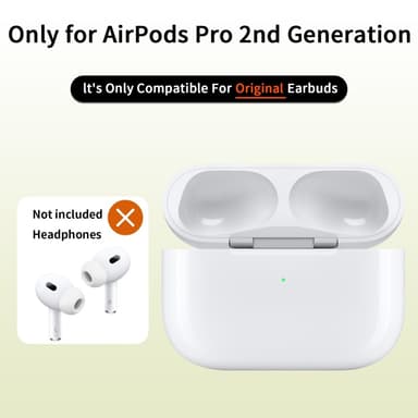 D03 För AirPods Pro 2 Ersättningsladdningsfodral Inbyggt 680mAh Batteri