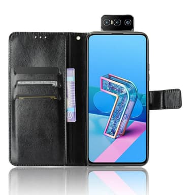 Asus Zenfone 7 /7 Pro Plånboksfodral Svart