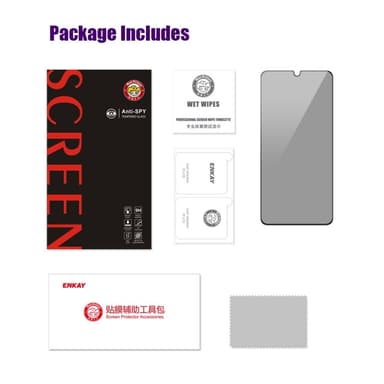 ENKAY För Xiaomi Redmi 14C Anti-Spion Skärmskydd Full täckning