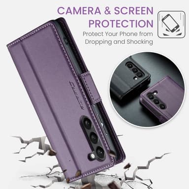 CASEME Plånboksfodral Samsung Galaxy S25 - Lila