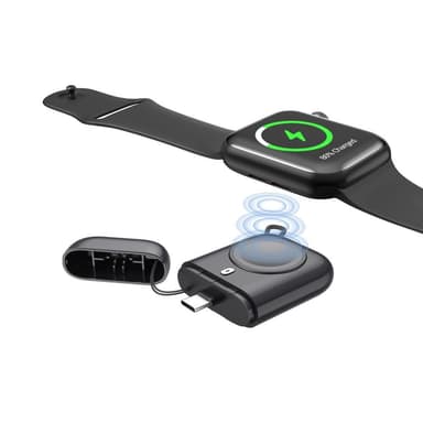 Qi Trådlös Powerbank Till Apple Watch Series 7/6/5/4/3/2/1 2580mAh