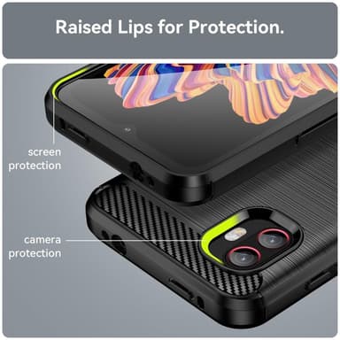 Samsung Galaxy Xcover 6 Pro Karbon fiber Skal - Svart