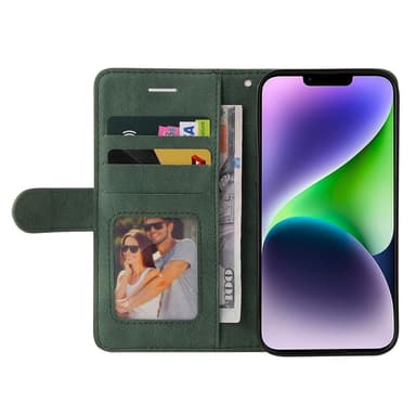 KT Plånboksfodral till iPhone 15 Plus - Grön