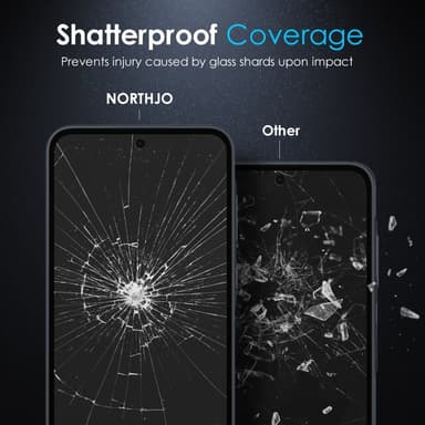 NORTHJO För Samsung Galaxy A36 A56 Privacy Skärmskydd Härdat Glas Anti-Spy