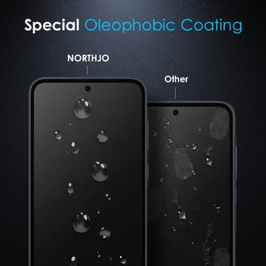 NORTHJO För Samsung Galaxy A36 A56 Privacy Skärmskydd Härdat Glas Anti-Spy