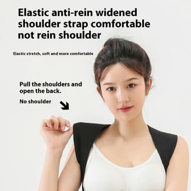 Korrigera Hållning Rygg Back Posture Corrector Brace för män Kvinnor - M