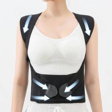 Korrigera Hållning Rygg Back Posture Corrector Brace för män Kvinnor - M