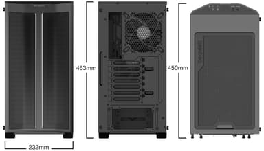 be quiet! Pure Base 500DX datorchassi (svart)