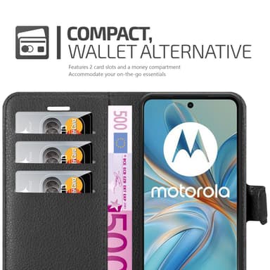 Motorola MOTO G75 Skal Fodral Case (Svart)