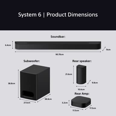 Sony Bravia Theater System 6 hemmabiosystem