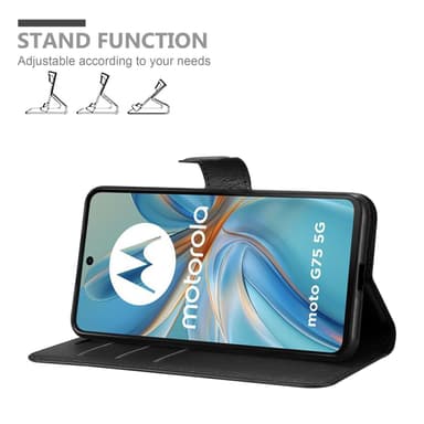 Motorola MOTO G75 Skal Fodral Case (Svart)