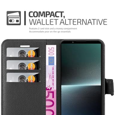 Sony Xperia 1 V Skal Fodral Case (Svart)