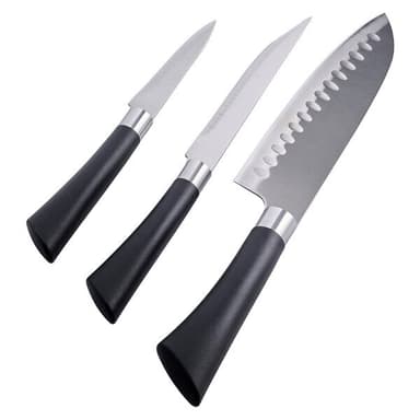 Knivset med 3 köksknivar