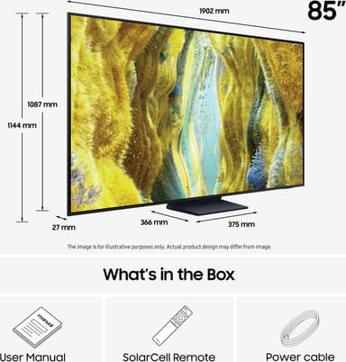 Samsung 85” QN77F 4K MiniLED Smart TV (2025)