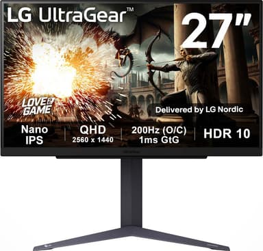 LG UltraGear 27GS75Q 27" bildskärm gaming