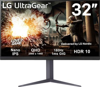 LG UltraGear 32GS75Q 31.5" bildskärm gaming