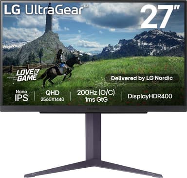 LG UltraGear 27GS85Q 27" bildskärm gaming