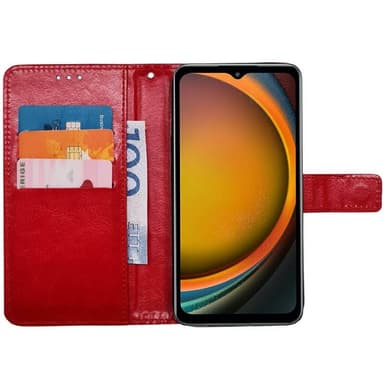 Plånboksfodral 3-kort Samsung Galaxy Xcover 7 Pro - Röd