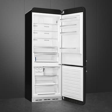 Smeg 50's Style Kombiskåp FAB38RBL6 (Sort)