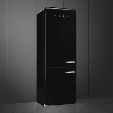 Smeg 50's Style Kyl/Frys FAB38LBL6 (svart)