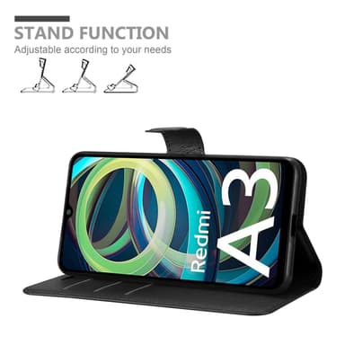 Xiaomi RedMi A3 / A3X Skal Fodral Case (Svart)