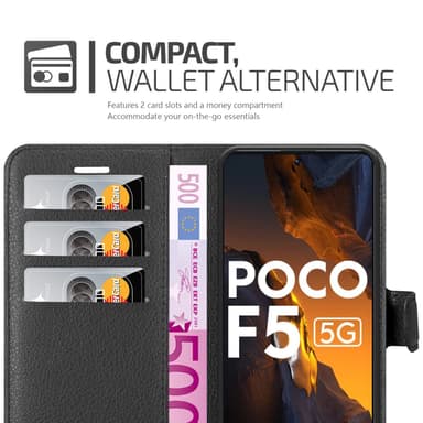 Xiaomi Poco F5 Skal Fodral Case (Svart)