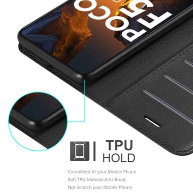 Xiaomi Poco F5 Skal Fodral Case (Svart)