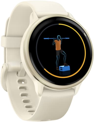 Garmin Vivoactive 6 smartwatch 42mm (Bone/Lunar Gold)