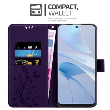 Huawei Nova 13i Plånboksfodral Skal Blommor (Violett)