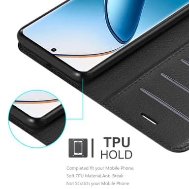 Realme 12 Pro Skal Fodral Case (Svart)