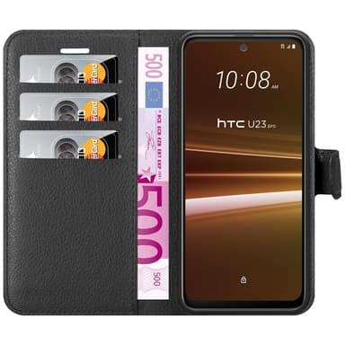 HTC U23 PRO Skal Fodral Case (Svart)