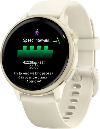Garmin Vivoactive 6 smartwatch 42mm (Bone/Lunar Gold)