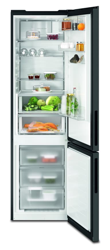 Electrolux Kombiskåp LNT8MB36B (Svart rostfritt)