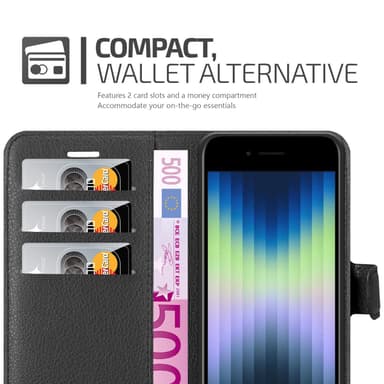 iPhone SE4 Skal Fodral Case (Svart)