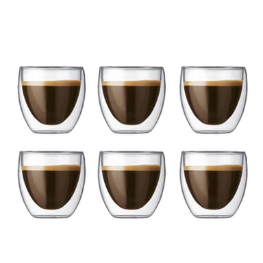Bodum 6 st glas PAVINA 0.08 L