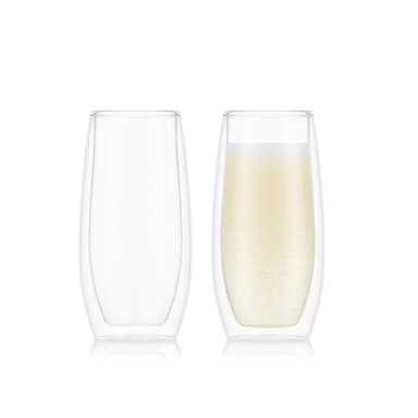 Bodum Set med 2 dubbelväggiga champagneglas SKÅL 0.2 L