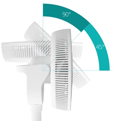 Duux Whisper Flex 2 golvfläkt 35984 (vit)