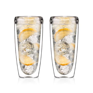 Bodum 2 st tumlare med dubbelvägg PAVINA TO GO 0.6 L