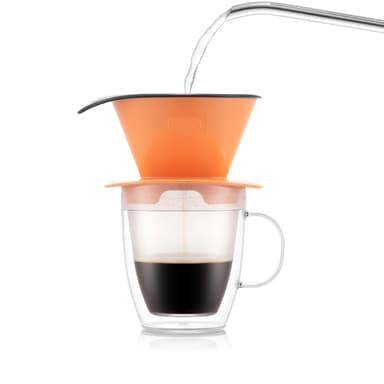 Bodum Kaffebryggare och dubbelväggig mugg POUR OVER 0.3 L