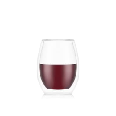 Bodum Set med 2 dubbelväggiga vinglas- Merlot SKÅL 0.5 L