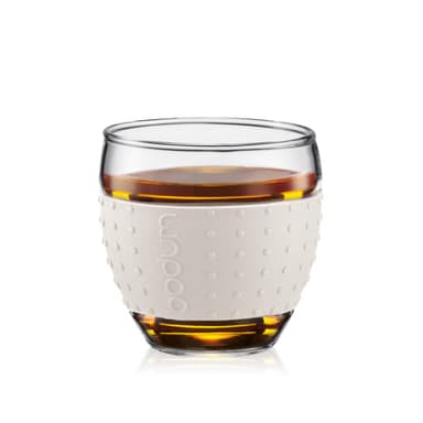 Bodum 2 st glas med silikonband PAVINA 0.35 L