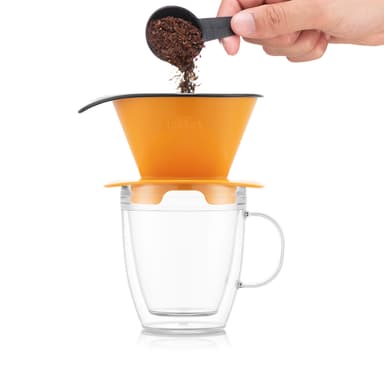 Bodum Kaffebryggare och dubbelväggig mugg POUR OVER 0.3 L
