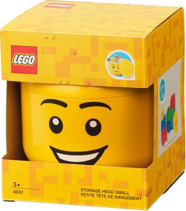 Play LEGO förvaringslåda (Happy Boy Head)
