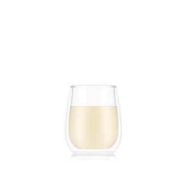 Bodum Set med 2 dubbelväggiga vinglas SKÅL 0.25 L