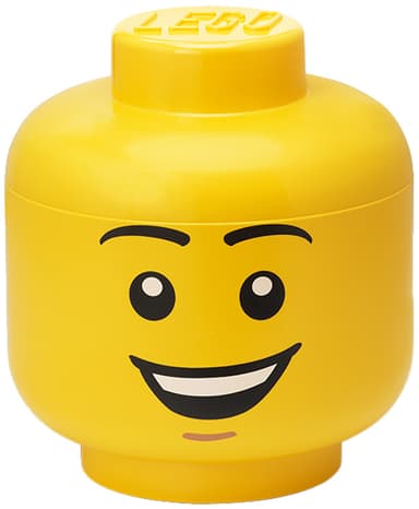 Play LEGO förvaringslåda (Happy Boy Head)