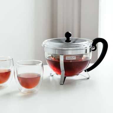 Bodum Tekanna med metallock och filter i rostfritt stål CHAMBORD 1.3 L