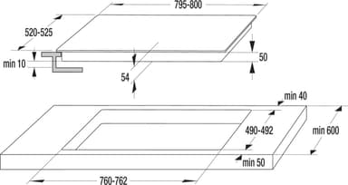 Hisense Induktionshäll HI8432BSCWF (80cm)