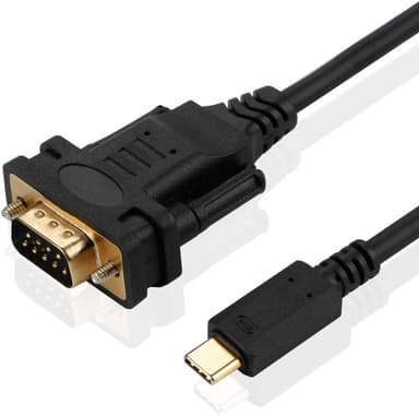 NÖRDIC USB-C till seriell DB9 RS232 1,8m