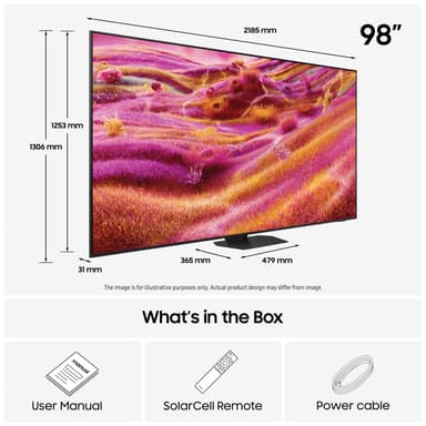 Samsung 98" QN90F 4K MiniLED Smart TV (2025)