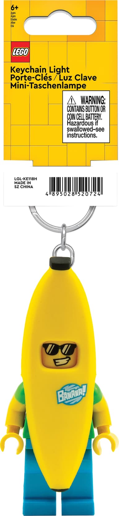 LEGO LED nyckelkedja (banana guy)